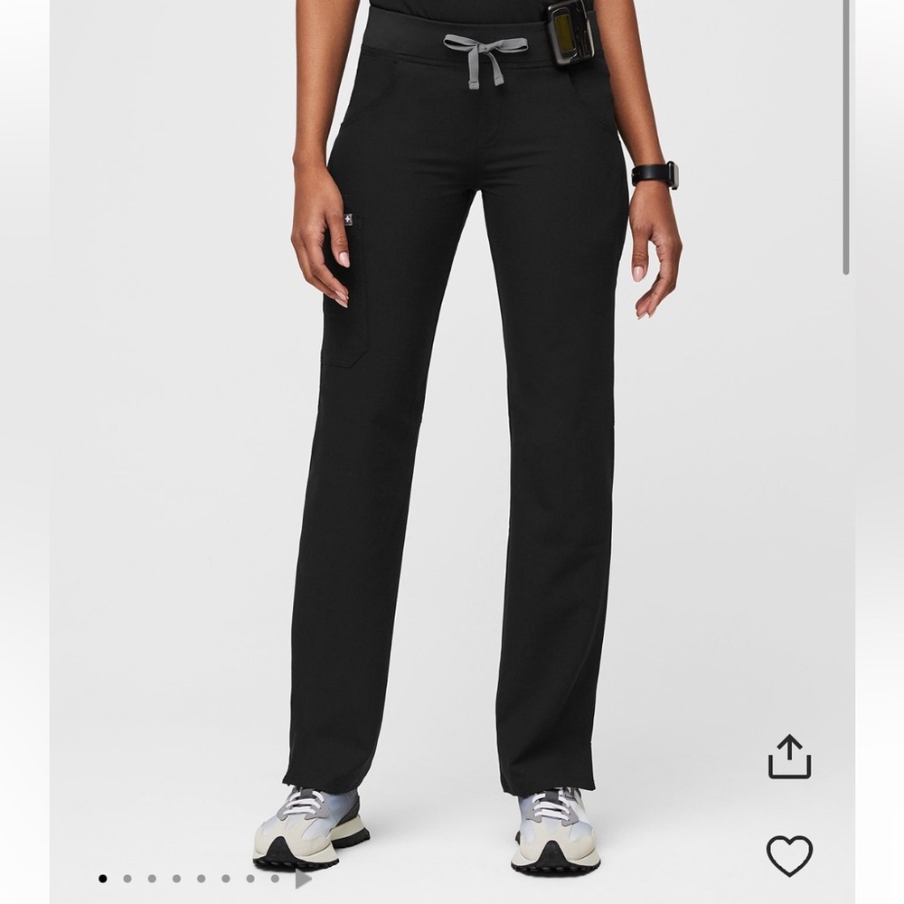 Figs Kade Cargo Scrub Pant - Black XS/T